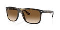 Ray-Ban Sonnenbrille Boyfriend Two (Glasfarbe: hellbraun) havanabraun - 1 Brille